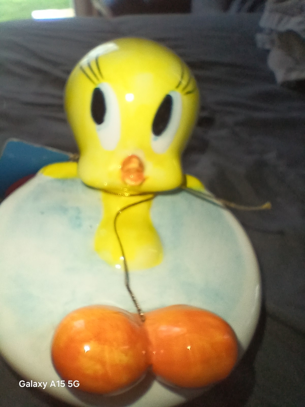 Warner Bros. Vintage  Tweety Ceramic Bank With Key